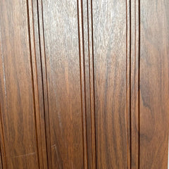 Original view of waterproof walnut WPC wall panel by Solid Furniture UK