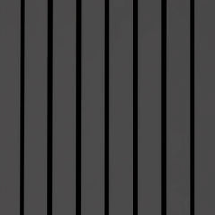 Front view of wide slat 3-sided grey wall panel showing clean lines, uniform finish, and modern contemporary design for a stylish feature wall solid furniture UK