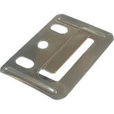 Close-up view of concealed WPC wall panel bracket by Solid Furniture UK showing strong metal fixing detail for hidden installation