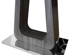 Zermatt extendable dining table base view showing strong metal support frame and stable construction for 160–200cm extension