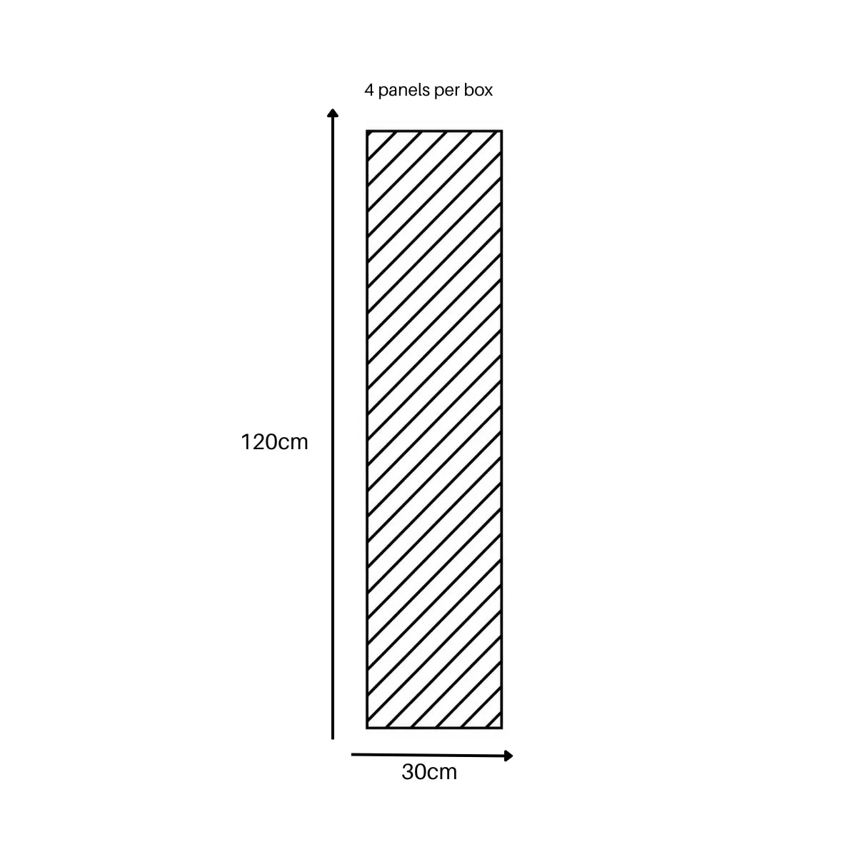 dimensions of 120cm x 30cm herringbone acoustic wall panel wood veneer acoustic felt backing pack of 4 solid furniture UK