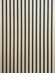 Acoustic Slatted Bendable Wall Panel - Natural Oak (60×240 cm) | Fast UK Delivery