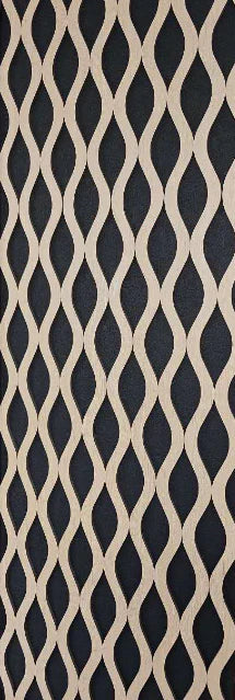 Acoustic Waved Wall Panel - Oak (60 × 240 cm) HDF Sound‑Absorbing | Fast UK Delivery