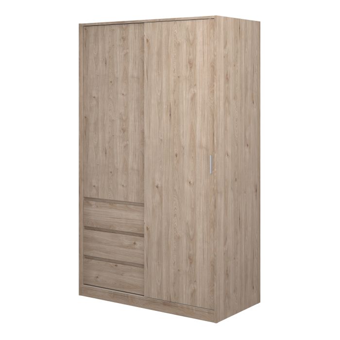 Solid Wood Naia Oak Wardrobe 