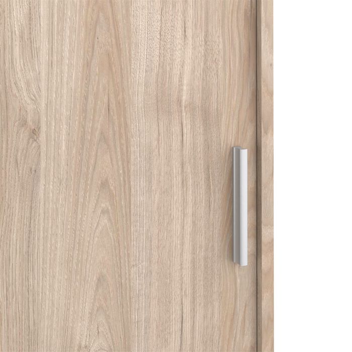 Plastic Handel of Naia Oak Wardrobe 