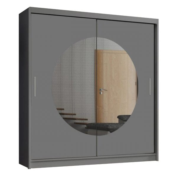 MOON MIRROR WARDROBE SOLID FURNITURE LTD
