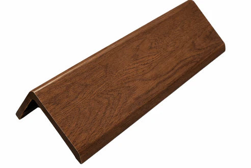 Acoustic Blocks Wall Panel End Trim Walnut main view for seamless and professional wall panelling finish solid furniture UK