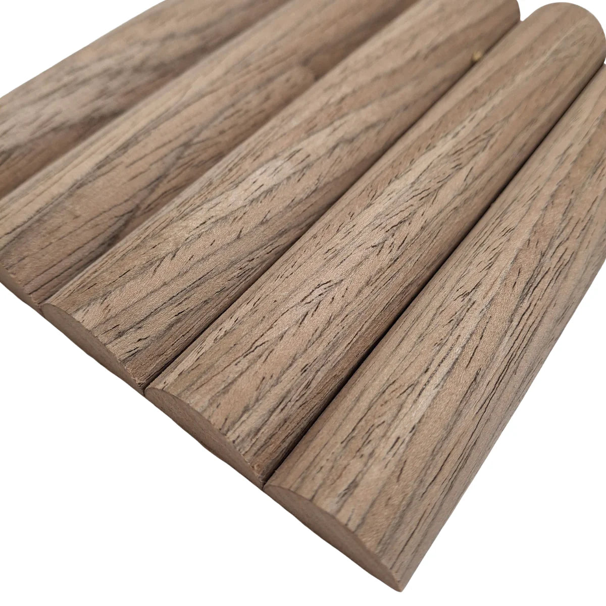 Acoustic Walnut Flute Flexible Wood Veneer Wall Panels modern interior Solid Furniture UK