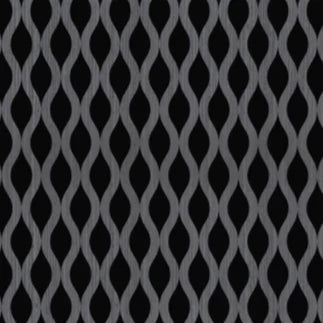 Dark Grey Acoustic Waved Wall Panels 60x240 by Solid Furniture UK full front view showing sculpted HDF waved design and modern sound-absorbing finish