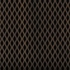 Acoustic waved walnut wall panel, 60×240 cm, HDF sound-absorbing decorative wall panel by Solid Furniture UK