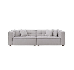 Aluxo Murray Sofa Range in Putty Boucle Fabric - SOLID FURNITURE LTD