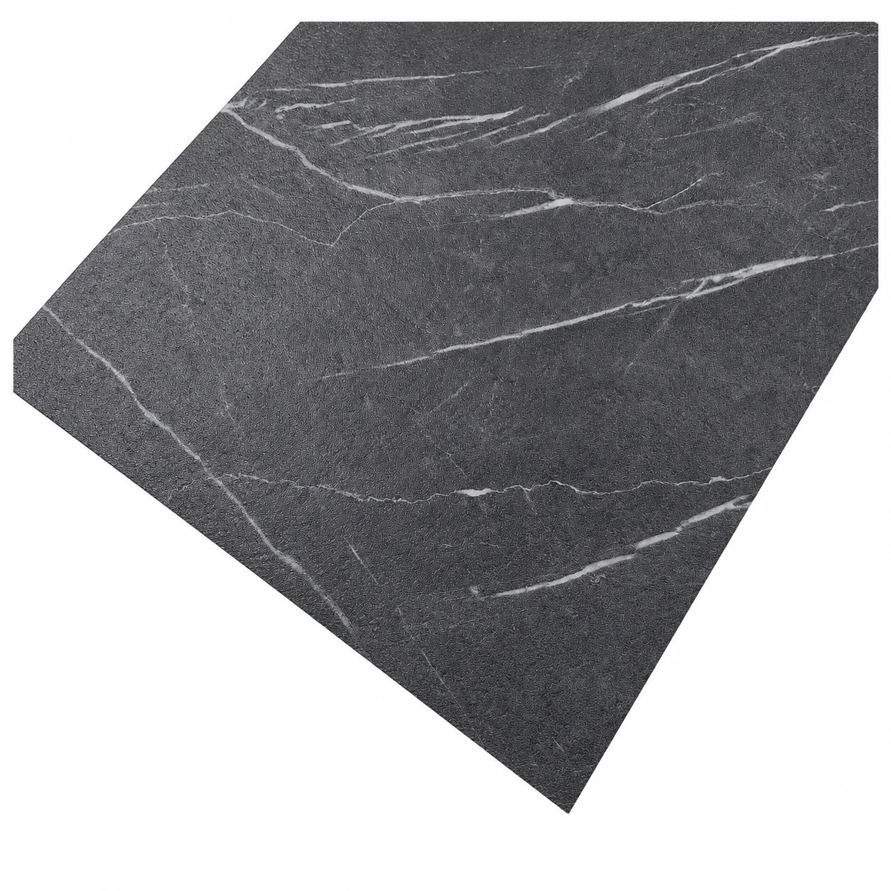Aurevia Nero LVT Stone Effect Flooring close-up view displaying its premium stone-effect finish from Solid Furniture UK