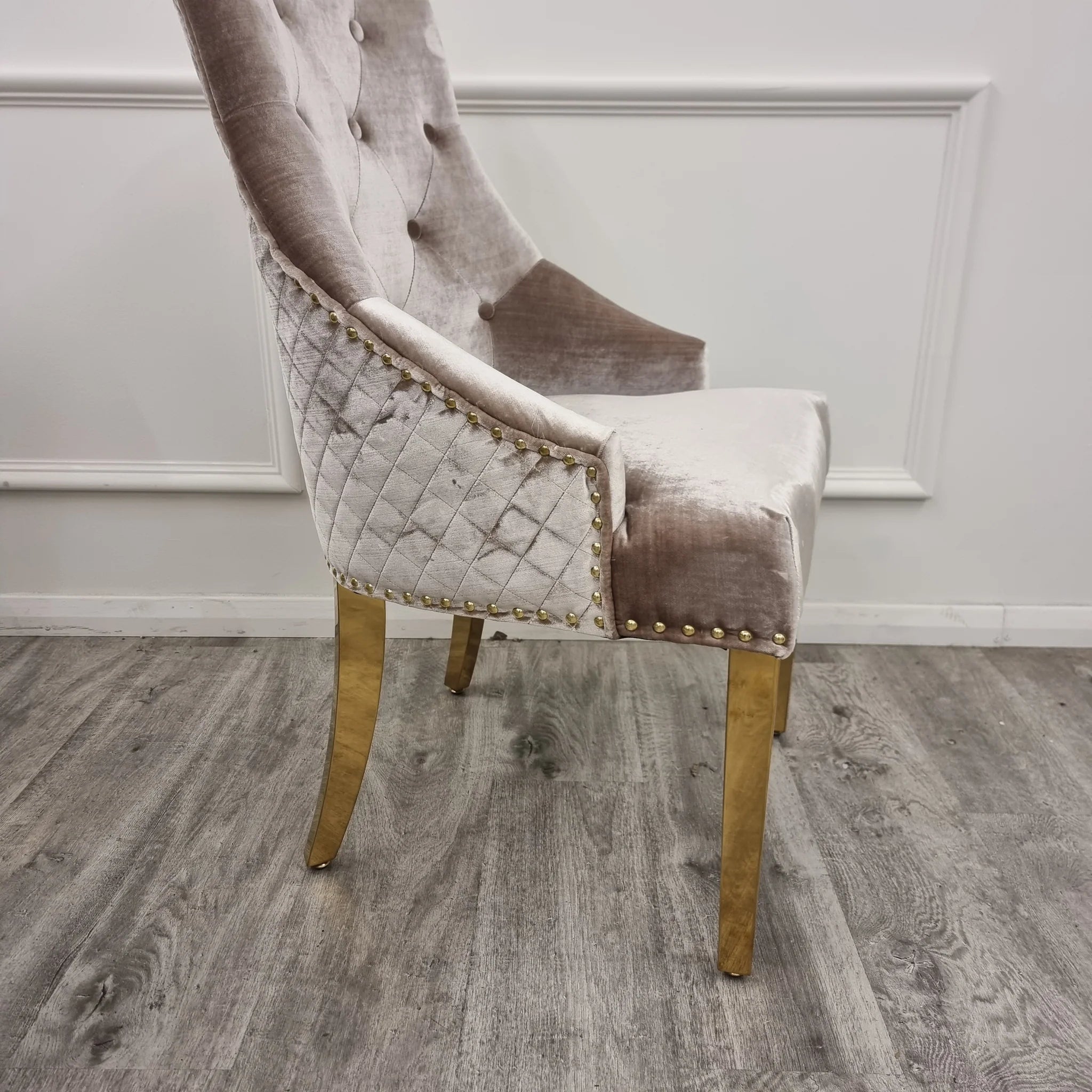 Bentley dining chair side view by Solid Furniture UK