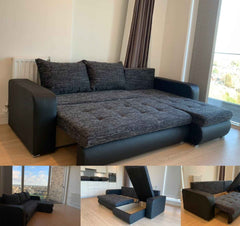 Berlin Sofa Bed With Storage SOLID FURNITURE LTD