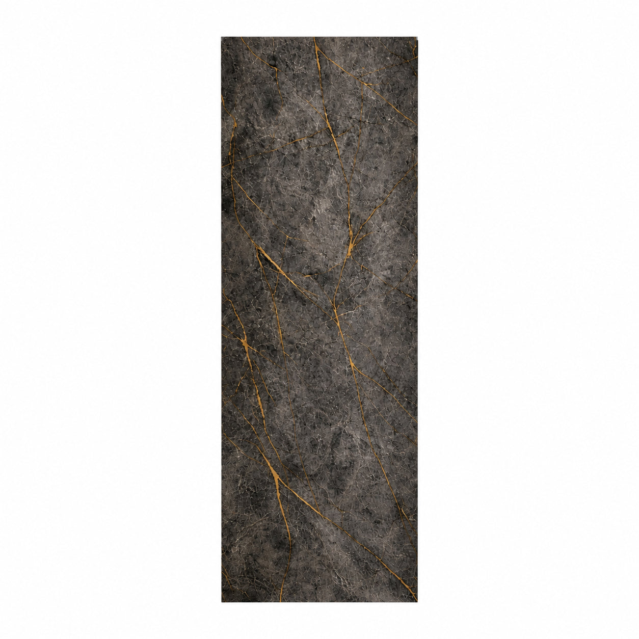 Full view of black and gold marble effect PVC wall panels 60×240cm by Solid Furniture UK installed on an interior wall.