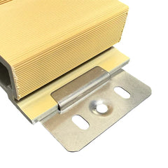 Side view of panel fixing bracket showing slim profile design for secure outdoor wall panel installation