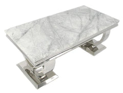 Chelsea 1.2M coffee table top view showing 120cm by 60cm surface, Solid Furniture UK