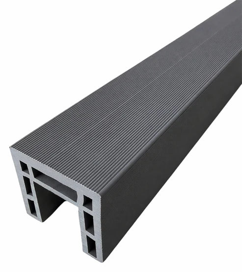 Side View of Composite Fence Trim for Professional Fencing Installation at Solid Furniture UK