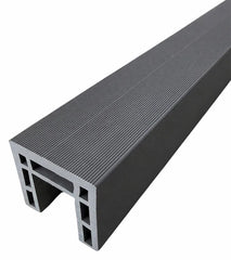 Side View of Composite Fence Trim for Professional Fencing Installation at Solid Furniture UK
