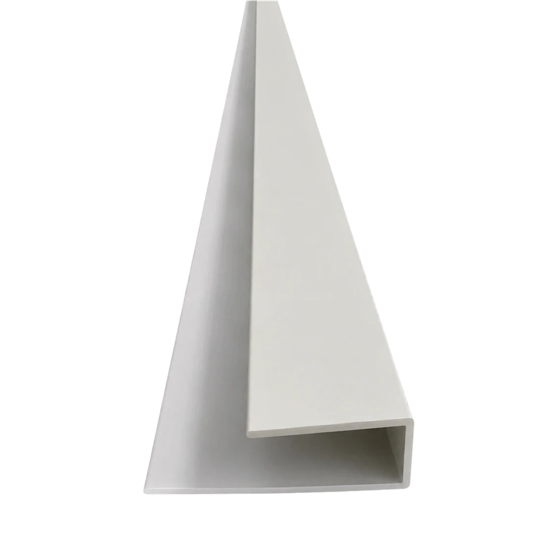 Cream WPC ceiling end strip 290cm from Solid Furniture UK