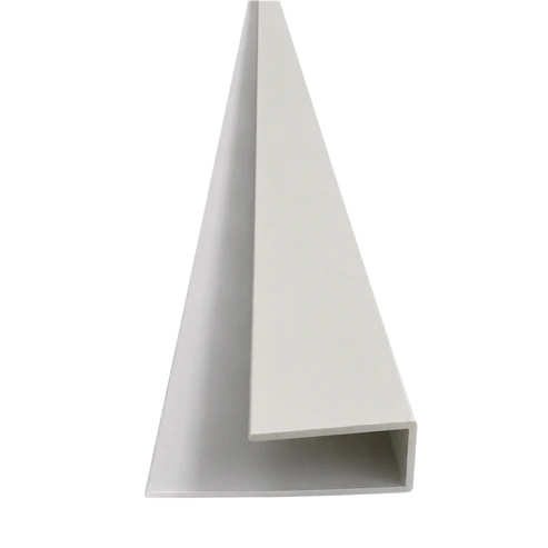 Cream WPC ceiling end trim for neat panel edges – Solid Furniture UK