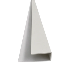 Cream WPC ceiling end trim for neat panel edges – Solid Furniture UK