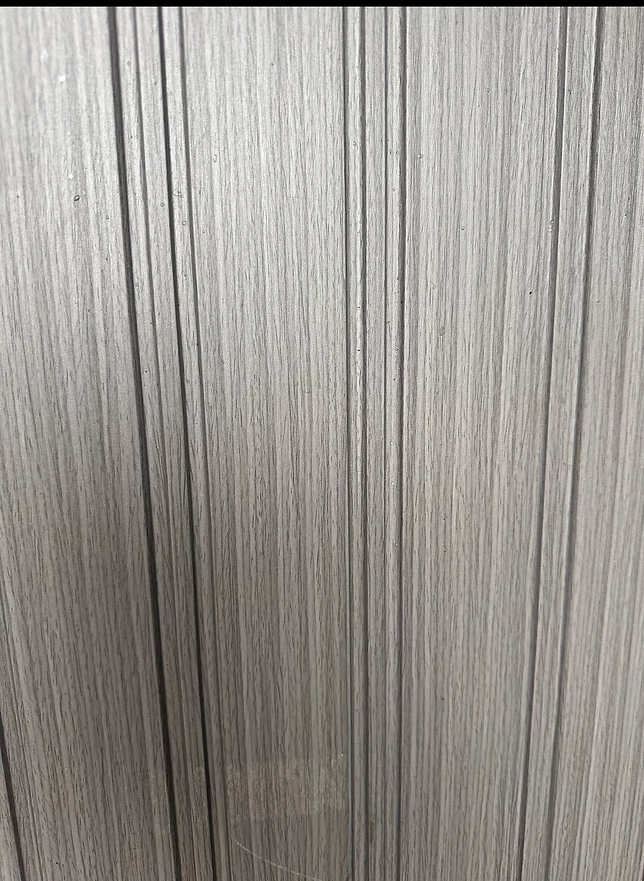 Original colour of Dark Grey waterproof multi-width WPC wall panels by Solid Furniture UK