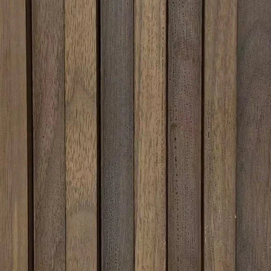 Close-up view of dark oak WPC waterproof wall panel UK by Solid Furniture UK showing realistic wood grain texture and premium seamless finish for modern interiors