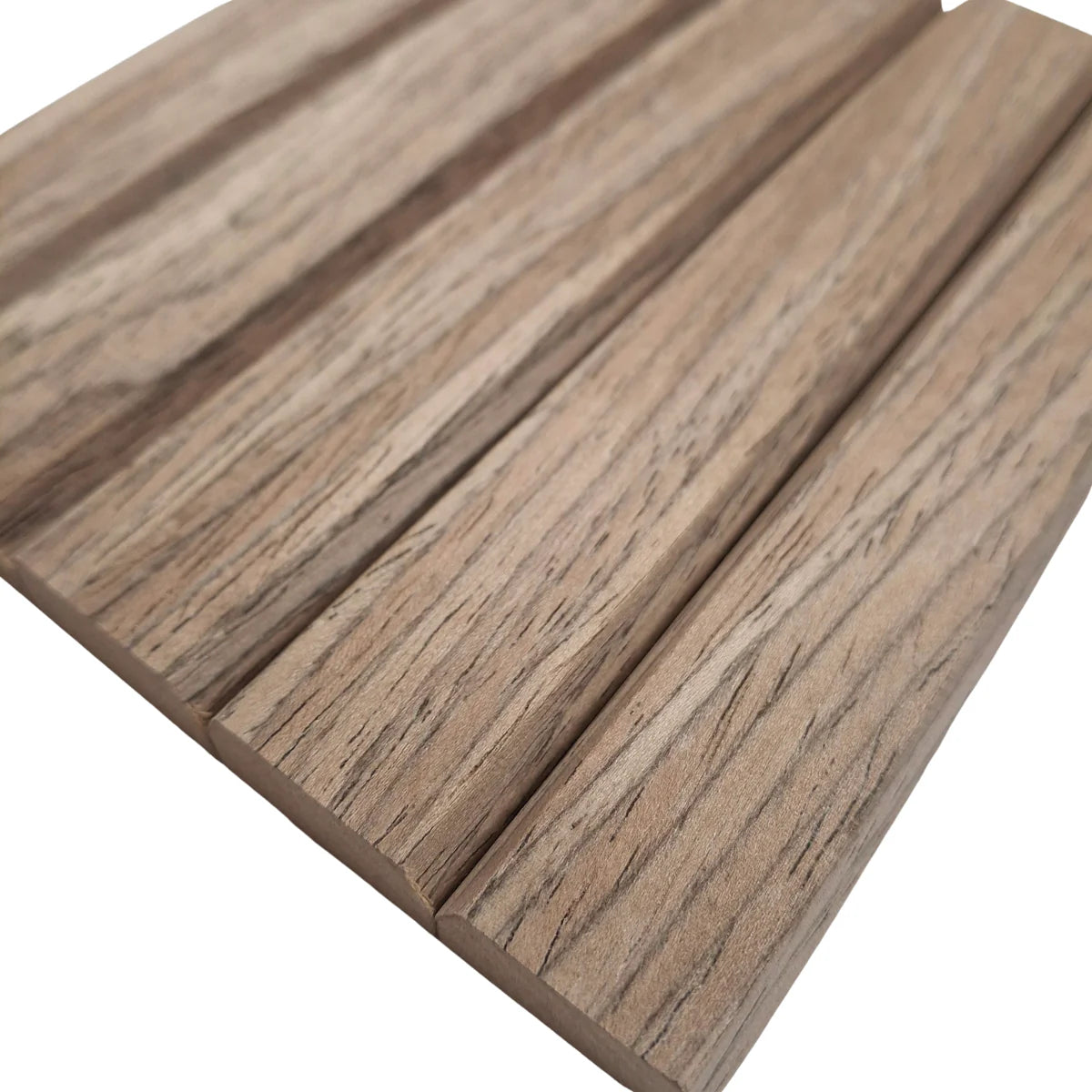 Real wood walnut wall panels with flexible backing for curves soli furniture uk