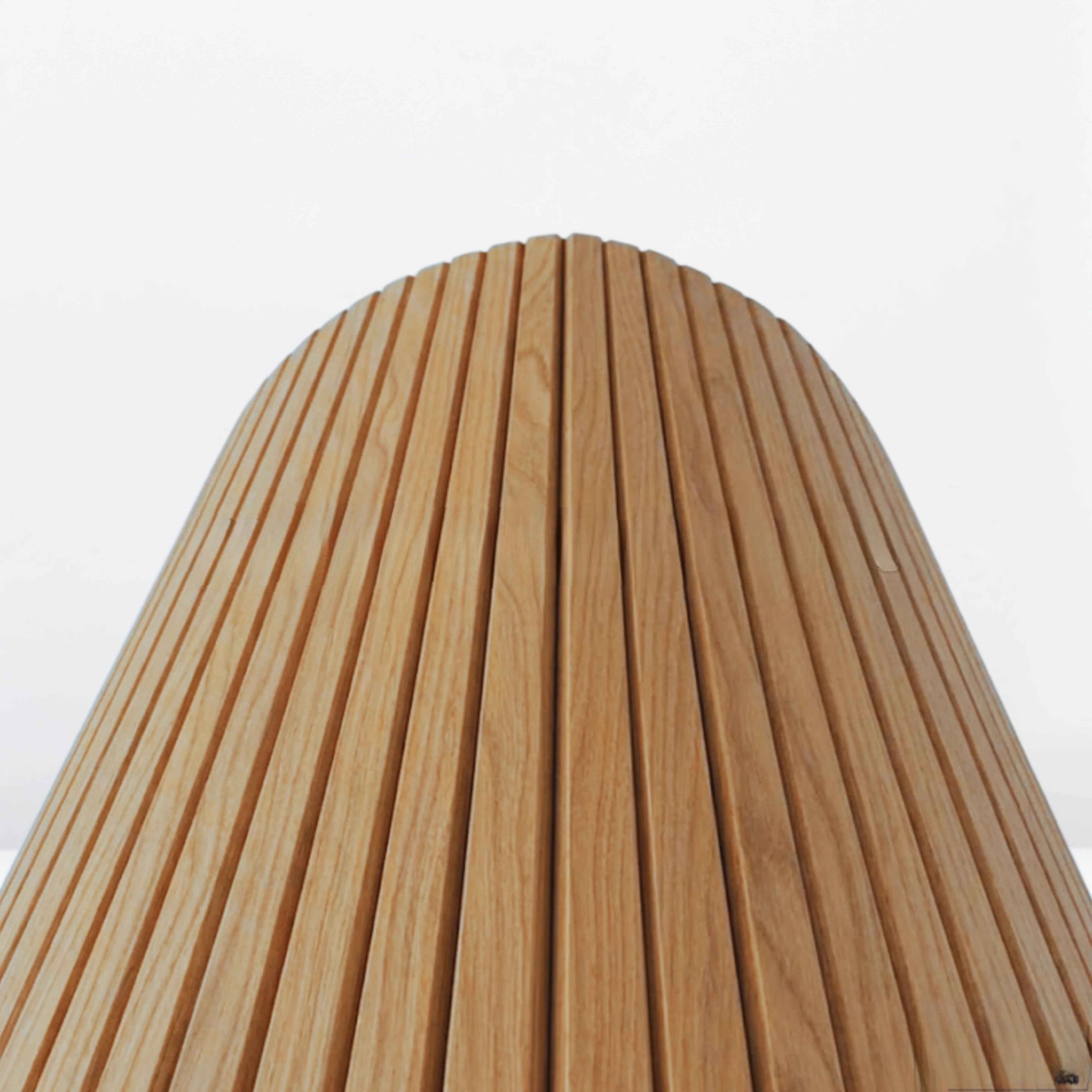 Close-up of Flexible Walnut Wood Veneer Wall Panel showing natural walnut slat texture, seamless veneer, and premium wood finish solid furniture UK