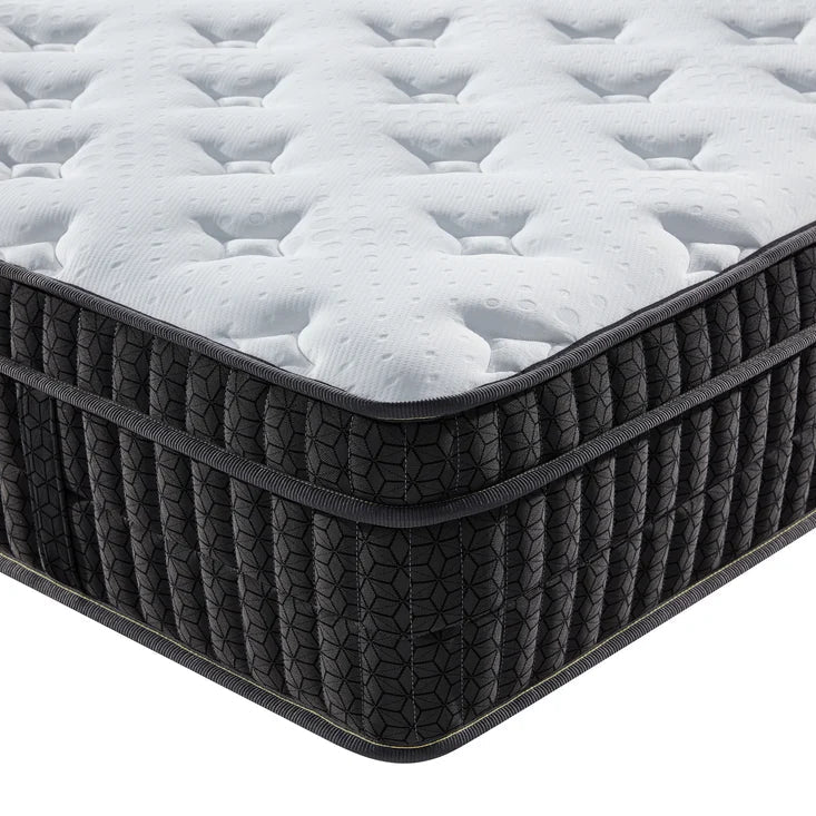 35cm deep gel memory foam mattress side view Solid Furniture UK