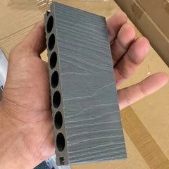 Original grey 290cm composite decking boards with wood effect finish from Solid Furniture UK