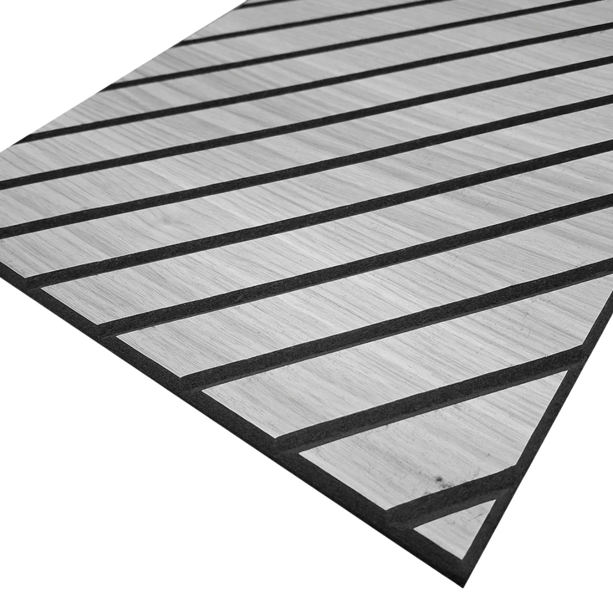 Grey Oak herringbone acoustic wall panel grey wood veneer acoustic felt backing pack of 4 solid furniture UK