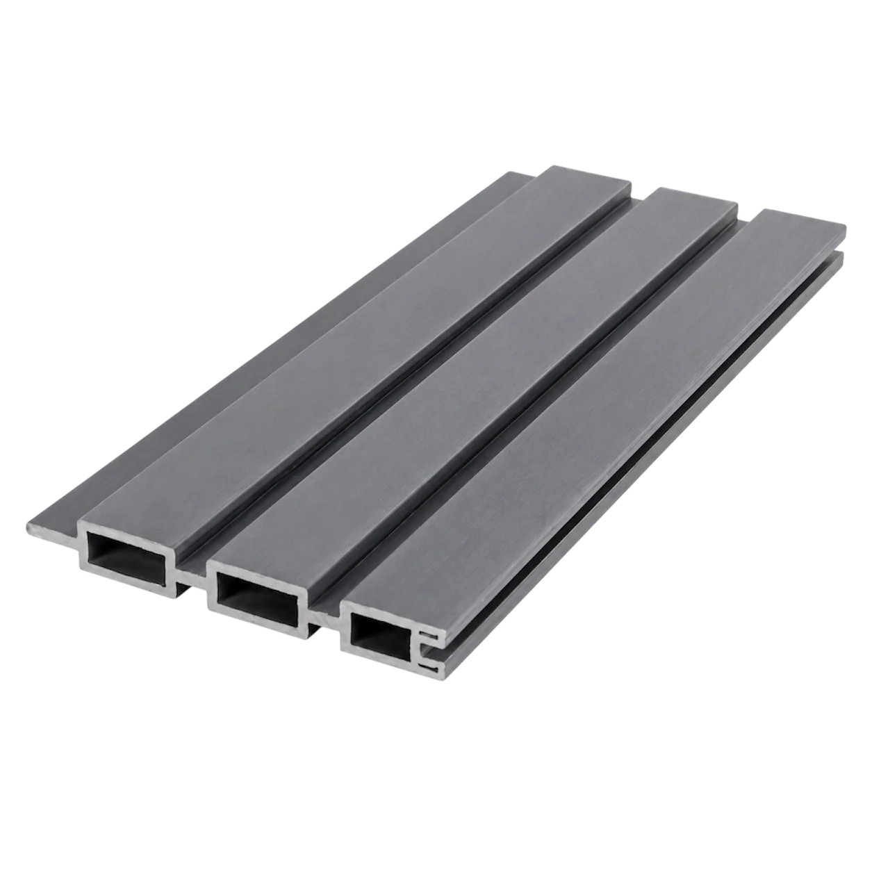 Grey Oak Composite Fence Panels 16x180cm Pack of 6 by Solid Furniture UK for stylish garden fencing solutions