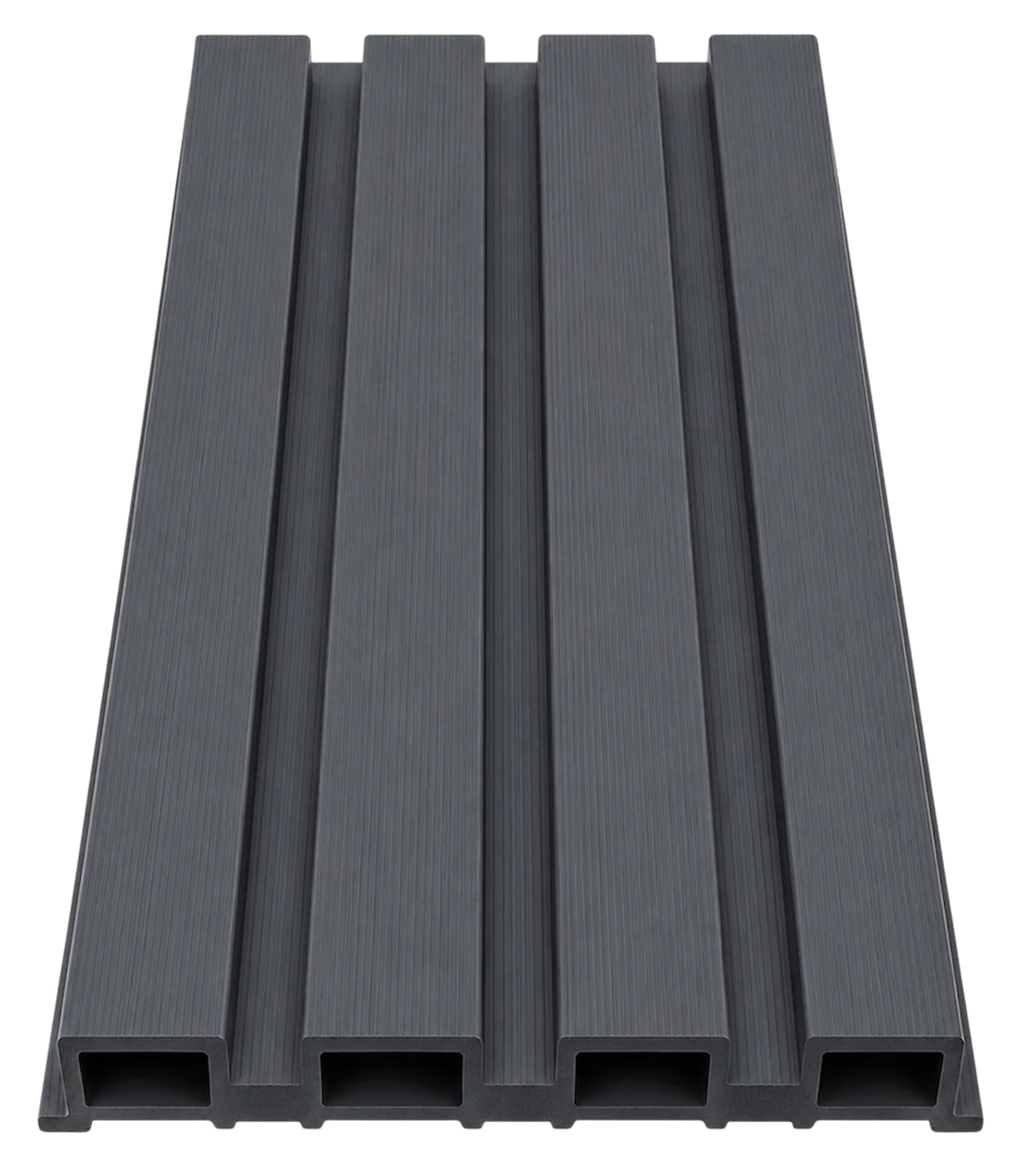 Grey Waterproof Exterior WPC Wall Panels 180cm 290cm Solid Furniture UK