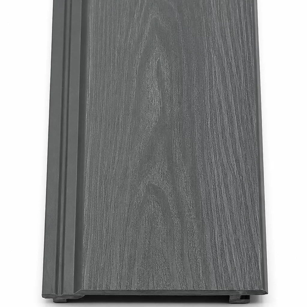 290cm grey waterproof outdoor exterior WPC cladding panels by Solid Furniture UK