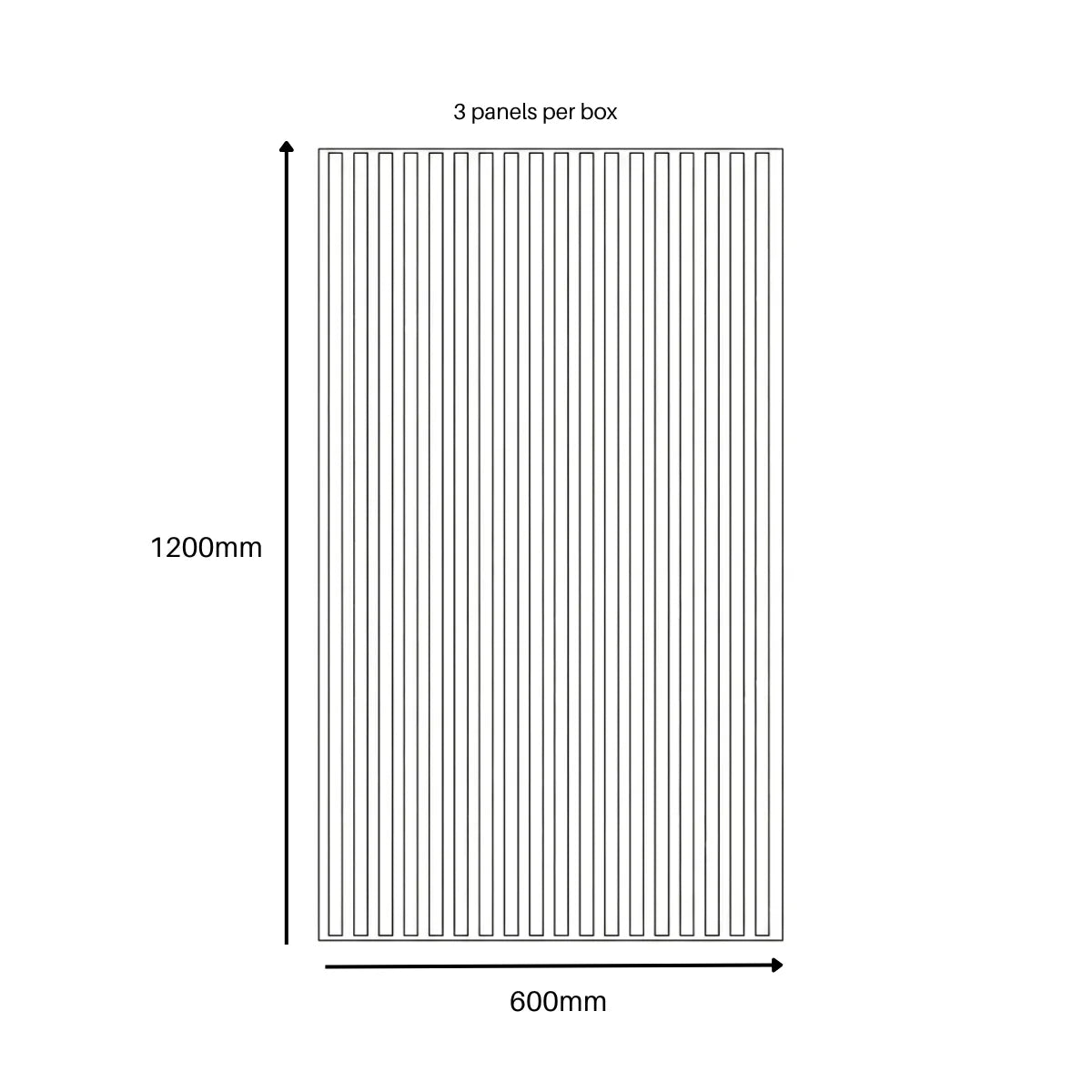 Solid Furniture UK half wall panel dimensions and size details