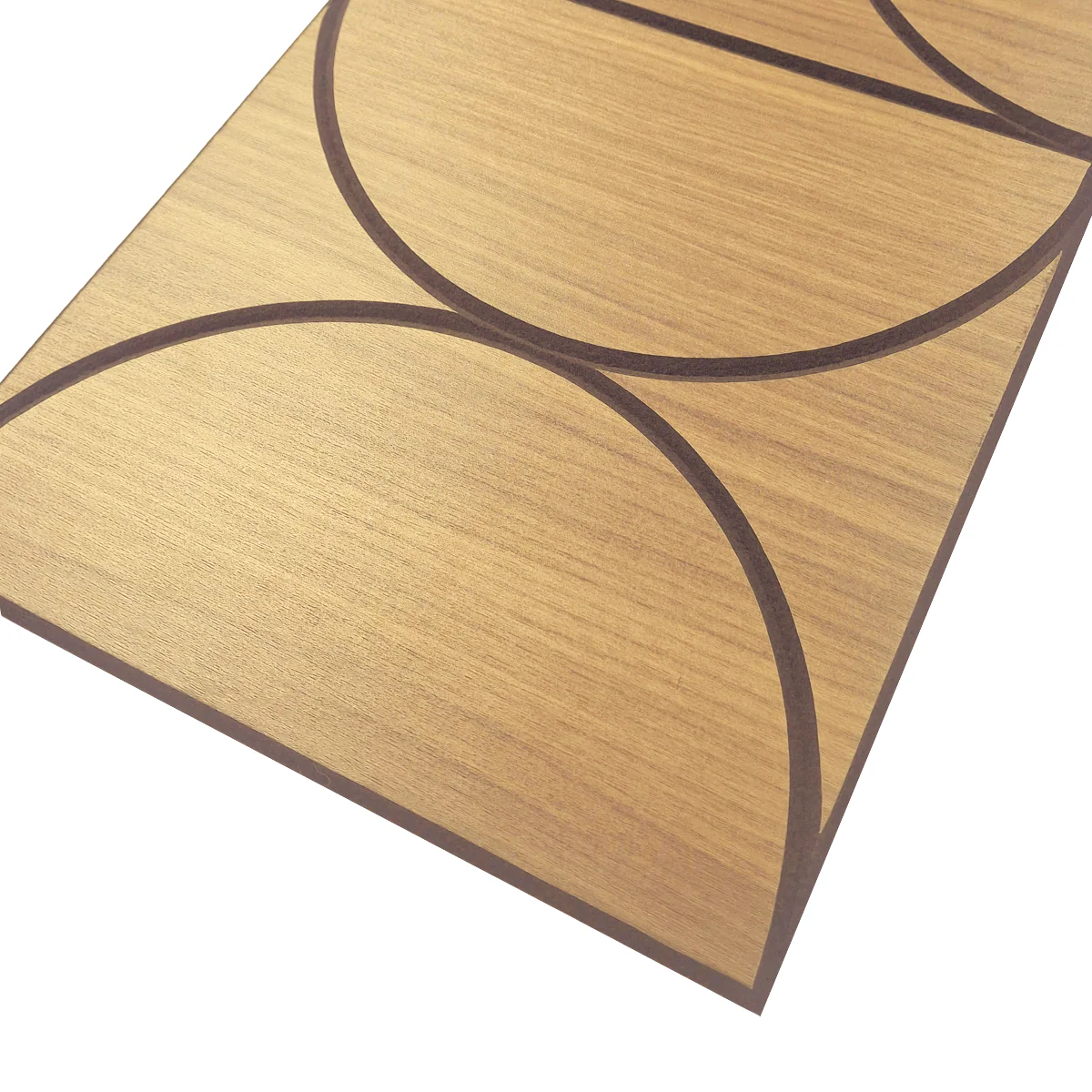 Halo Acoustic Wall Panels Walnut 120cm x 30cm UK Pack of 4 by Solid Furniture UK, premium wood veneer acoustic panels for contemporary interiors