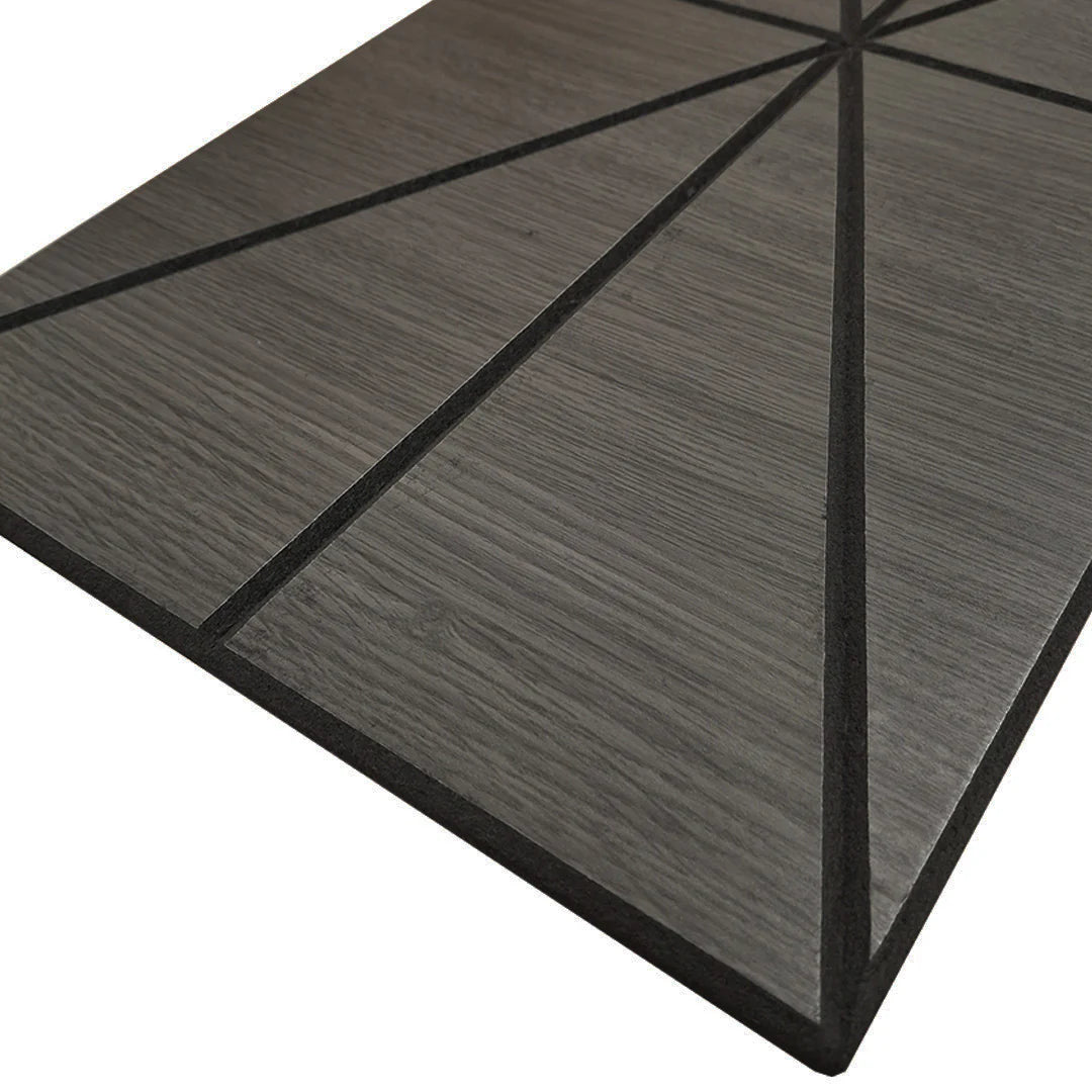 Harlequin Acoustic Wall Panels pack of 4 in Black Oak wood veneer finish by Solid Furniture UK