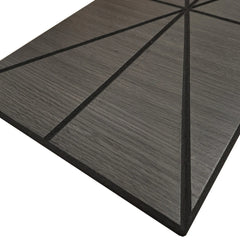 Harlequin Acoustic Wall Panels pack of 4 in Black Oak wood veneer finish by Solid Furniture UK