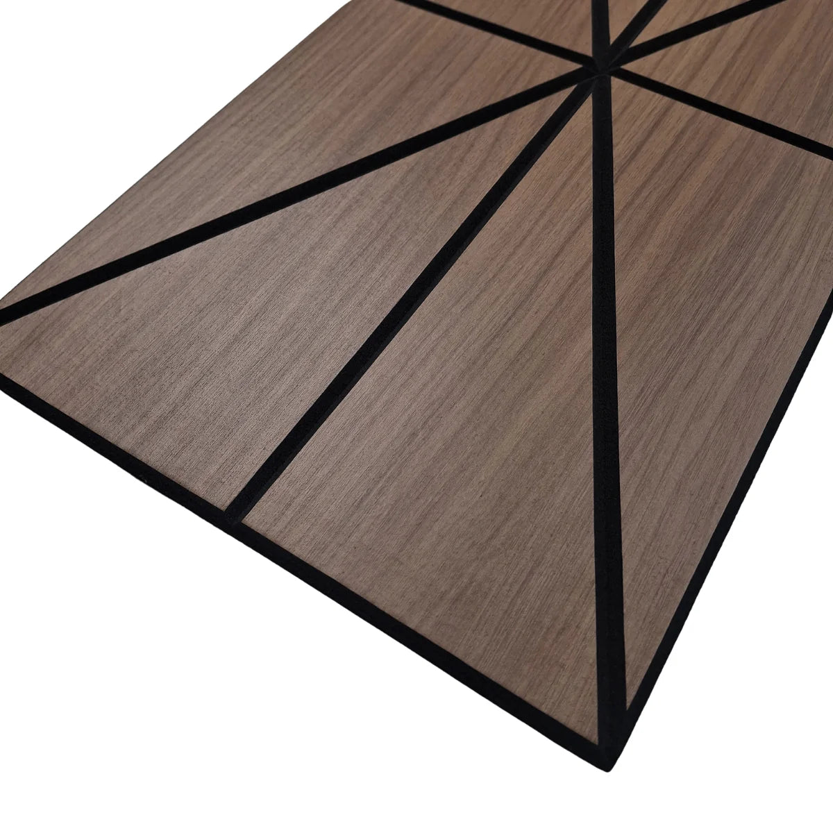 Harlequin Acoustic Wall Panels pack of 4 in Smoked Oak wood veneer finish by Solid Furniture UK