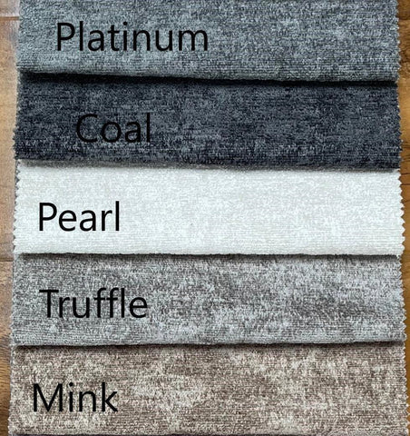 Large Bishop U shape corner sofa in chenille fabric showing stylish and spacious colors solid furniture UK