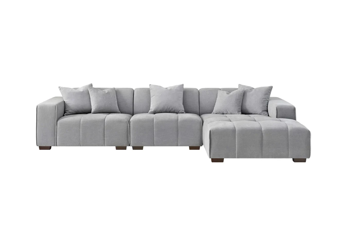 Leonard right-hand corner sofa styled in a contemporary living room