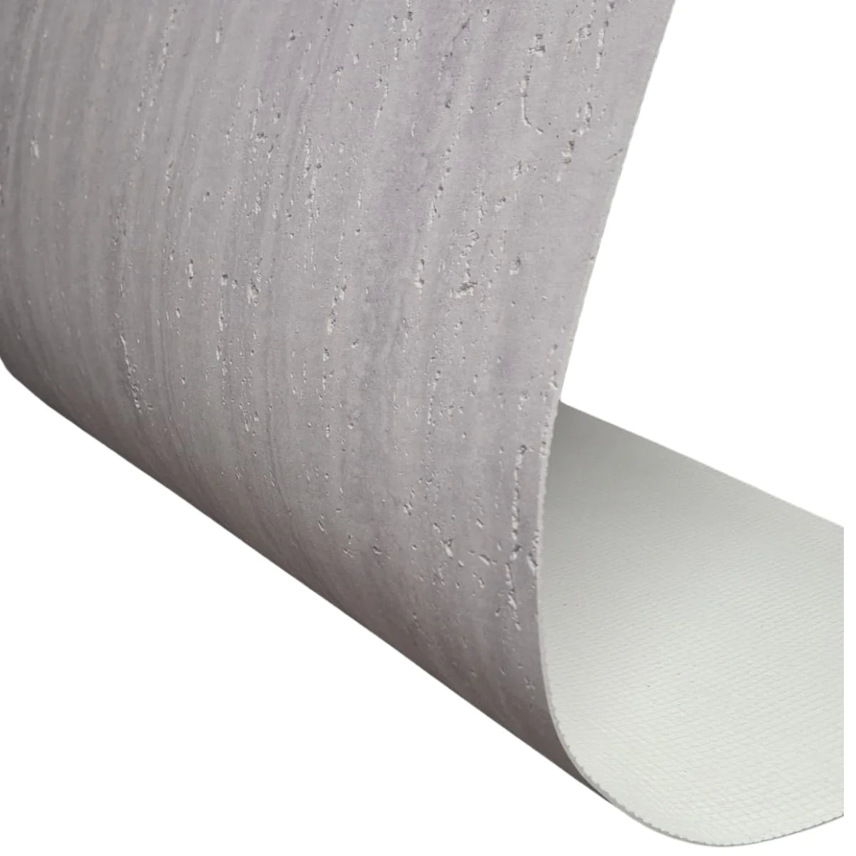 Back side of Light Grey MCM Travertine Stone Wall Tiles 120 x 60cm pack of 4 by Solid Furniture LTD highlighting lightweight, impact-resistant construction