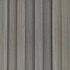 Premium light grey WPC wall panels UK by Solid Furniture LTD showcasing modern design and natural wood texture finish