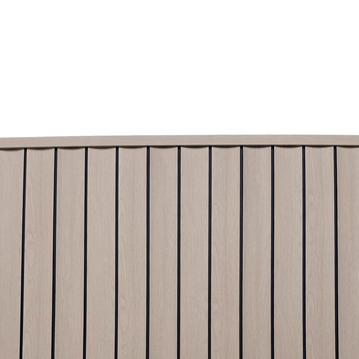 Light Oak Wave wainscoting wall panels in a UK living room