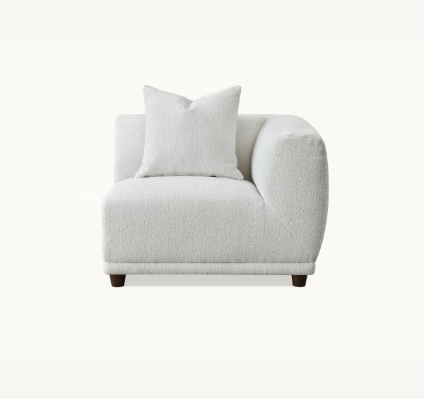 Lottie modular sofa arranged in corner configuration with scatter cushions - SOLID FURNITURE LTD