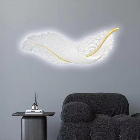 Minimalist 32x100cm LED light in white and warm tones, designed for sleek modern furniture settings