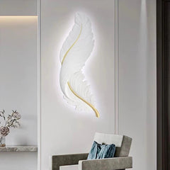 Slim Feather Light LED 32x100cm with white and warm light, perfect for modern minimalist interiors