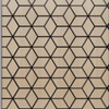 Angled view of 60x240 natural oak Blocks Wall Panel UK highlighting depth, texture, and modern design in residential or commercial interiors. solid furniture UK
